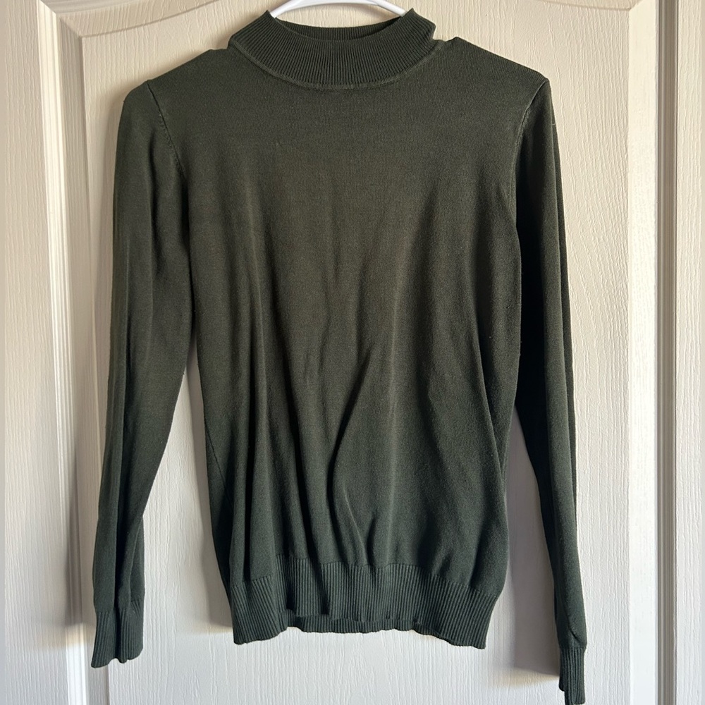 Dark Green Turtleneck